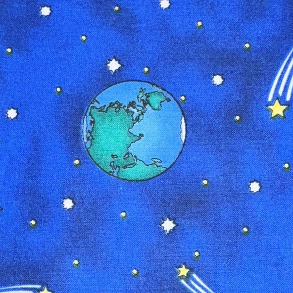 RARE Daisy Kingdom Fabric KIDS WORLD GLOBES #4092 2.77 Yards - Picture 2 of 5